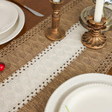 Linen + Cotton Table Runner - Tassels