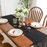 Cotton Macrame Table Runner - Tassels