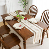 Linen + Cotton Table Runner - Tassels