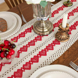 Cotton Macrame Table Runner - Tassels