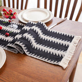 Cotton Macrame Table Runner - Tassels