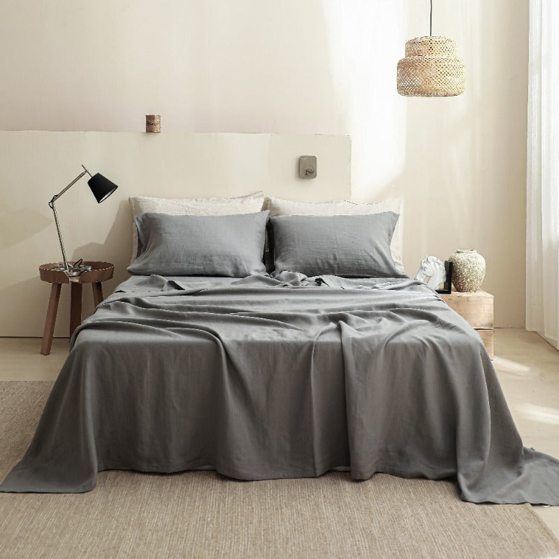 Linen Sheet Set - Basic Style – Simple&Opulence