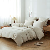 Juego de funda nórdica de lino - 5 piezas