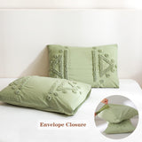 Cotton  Duvet Cover Set - Tufted Lozenge