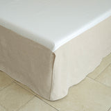 25%Linen and 75%Cotton Blend Bed Skirt - Basic Style