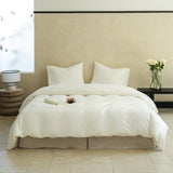 25%Linen and 75%Cotton Blend Bed Skirt - Basic Style